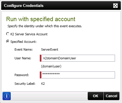 Specific Credentials